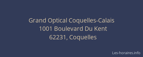 Grand Optical Coquelles-Calais