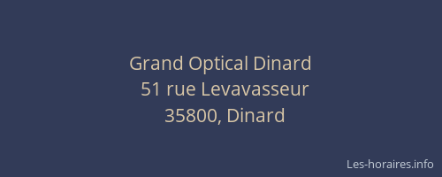 Grand Optical Dinard