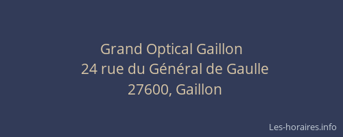 Grand Optical Gaillon