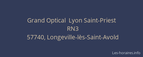 Grand Optical  Lyon Saint-Priest