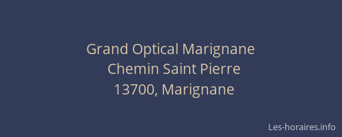 Grand Optical Marignane