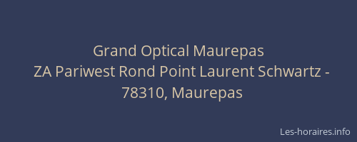 Grand Optical Maurepas