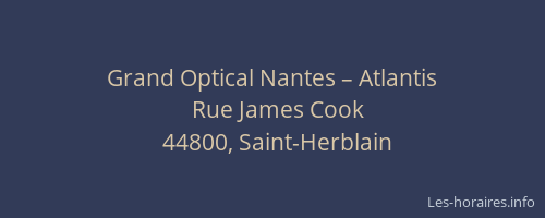 Grand Optical Nantes – Atlantis