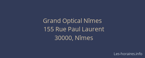 Grand Optical Nîmes