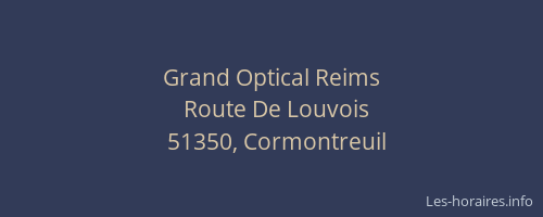 Grand Optical Reims