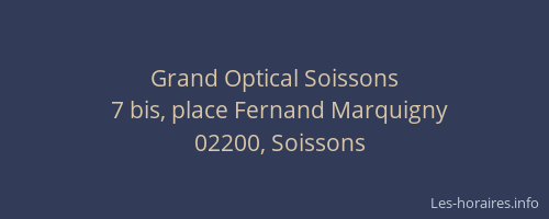 Grand Optical Soissons