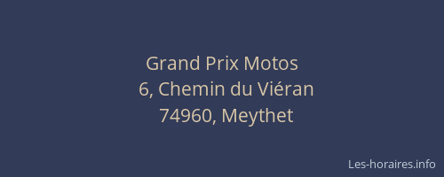 Grand Prix Motos