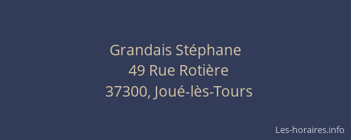 Grandais St&eacute;phane