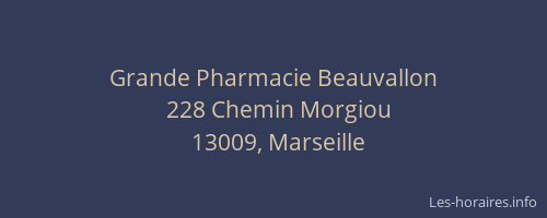 Grande Pharmacie Beauvallon