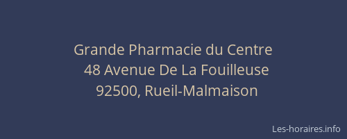 Grande Pharmacie du Centre