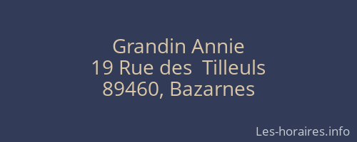 Grandin Annie