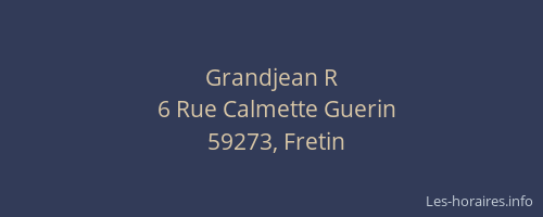 Grandjean R
