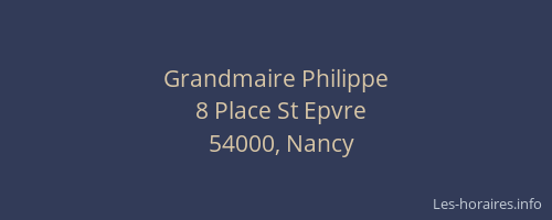 Grandmaire Philippe