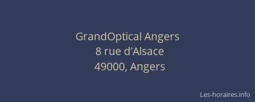 GrandOptical Angers