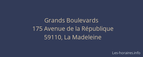 Grands Boulevards