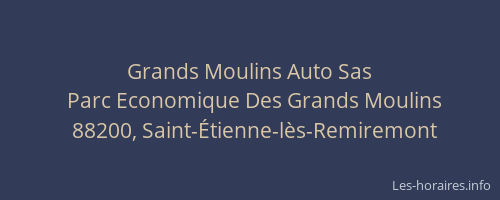 Grands Moulins Auto Sas