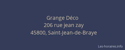Grange D&eacute;co