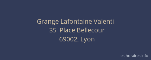 Grange Lafontaine Valenti