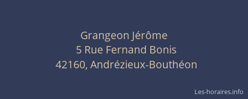 Grangeon Jérôme