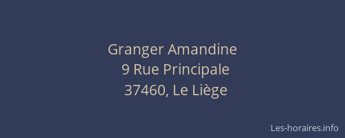 Granger Amandine