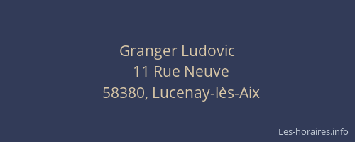 Granger Ludovic