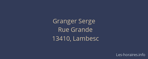 Granger Serge