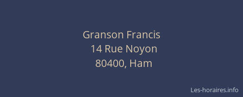 Granson Francis