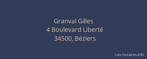 Granval Gilles