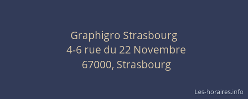 Graphigro Strasbourg