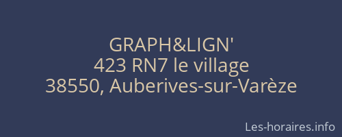 GRAPH&LIGN'