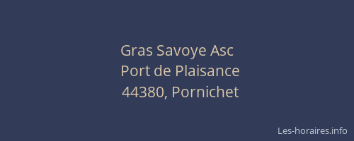 Gras Savoye Asc