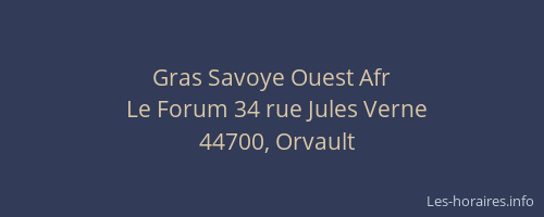 Gras Savoye Ouest Afr