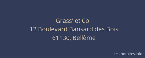Grass' et Co