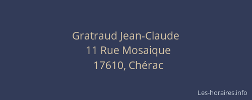 Gratraud Jean-Claude
