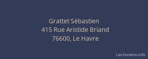 Grattet Sébastien