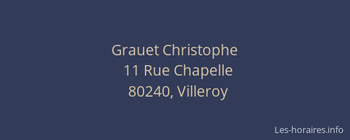 Grauet Christophe