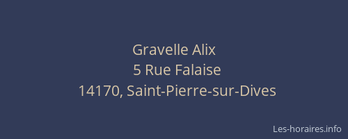 Gravelle Alix