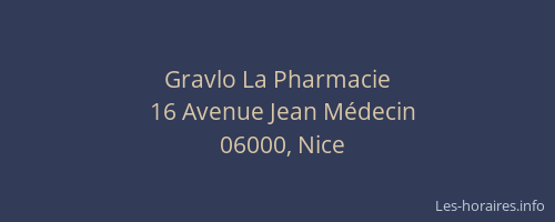 Gravlo La Pharmacie