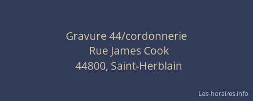 Gravure 44/cordonnerie