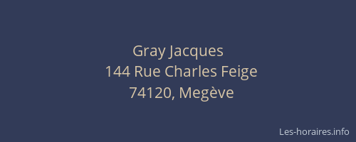 Gray Jacques