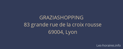 GRAZIASHOPPING