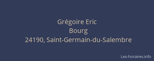 Grégoire Eric