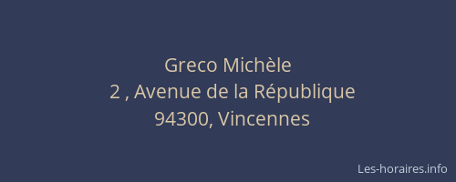 Greco Michèle