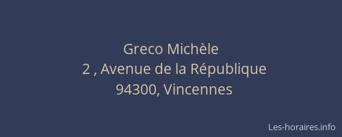 Greco Mich&egrave;le