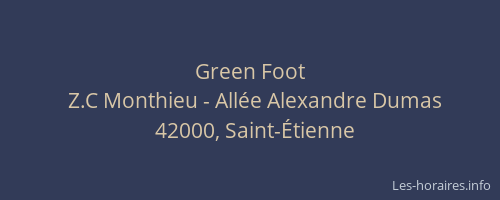 Green Foot