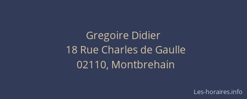 Gregoire Didier