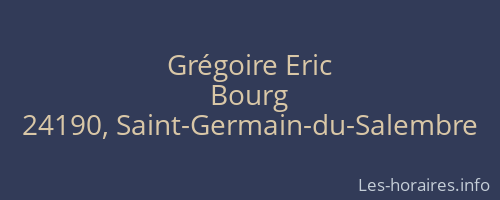 Grégoire Eric