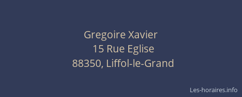 Gregoire Xavier