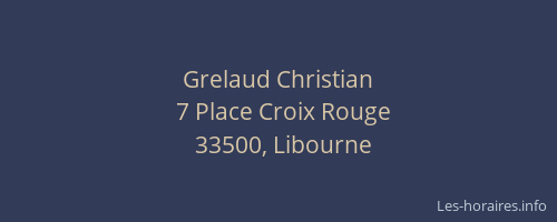 Grelaud Christian