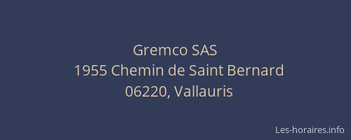 Gremco SAS